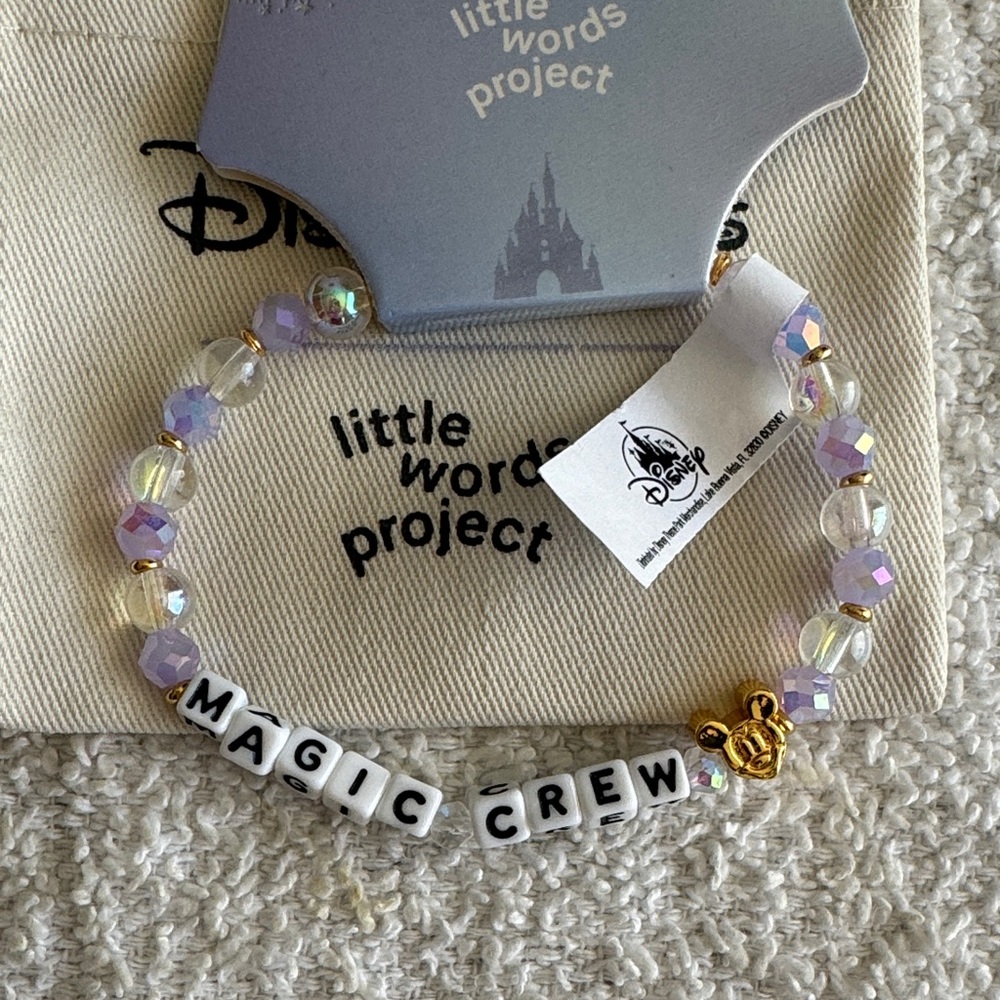 Little Words Project x Disney Parks “Magic Crew” Beaded Bracelet - Picture 3 of 6